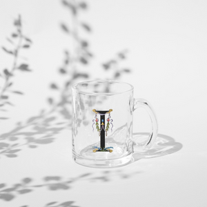 Custom Monogram Mug Clear Coffee Mug Personalized Mug Bridal Party Mugs Bridesmaid Proposal Gift for Her Custom Name Mug Custom Tea Cup