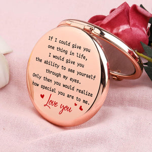 How Special You Are To Me - Personalized Custom Compact Mirror