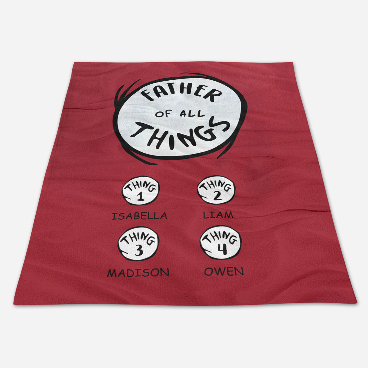 Father Of All Things - Personalized Blanket - Father's Day, Birthday Gift For Father, Grandpa, Papa