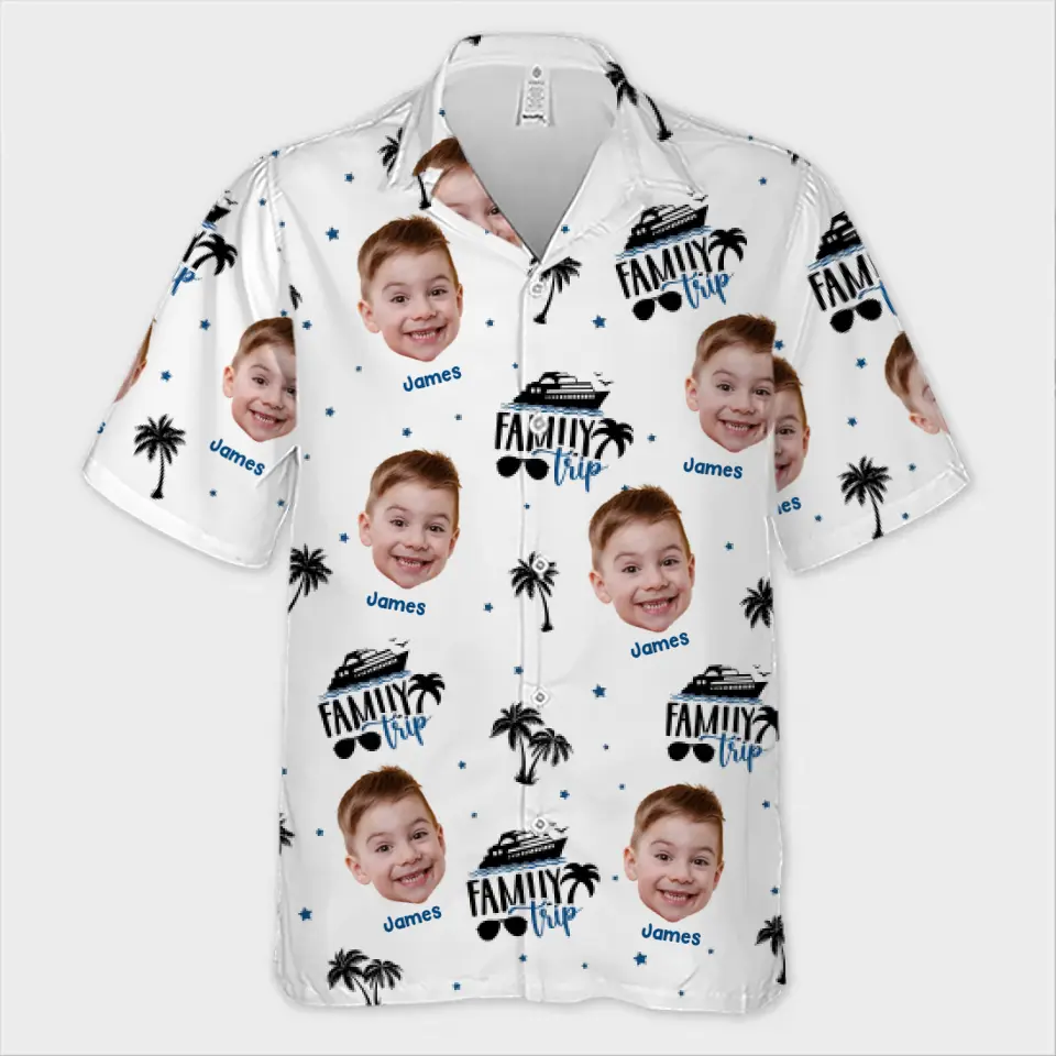 Summer Family Vacation - Personalized Hawaiian Shirt - Gift For Family
