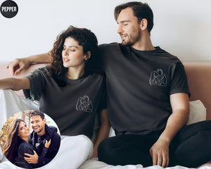 Custom Portrait Shirt, Comfort Colors Custom Portrait From Photo, Outline Photo Tshirt, Couple Line Art Crewneck, Bridal Portrait Tee 2_19f9b475-260e-489f-8619-95085146e7db.jpg?v=1713152129