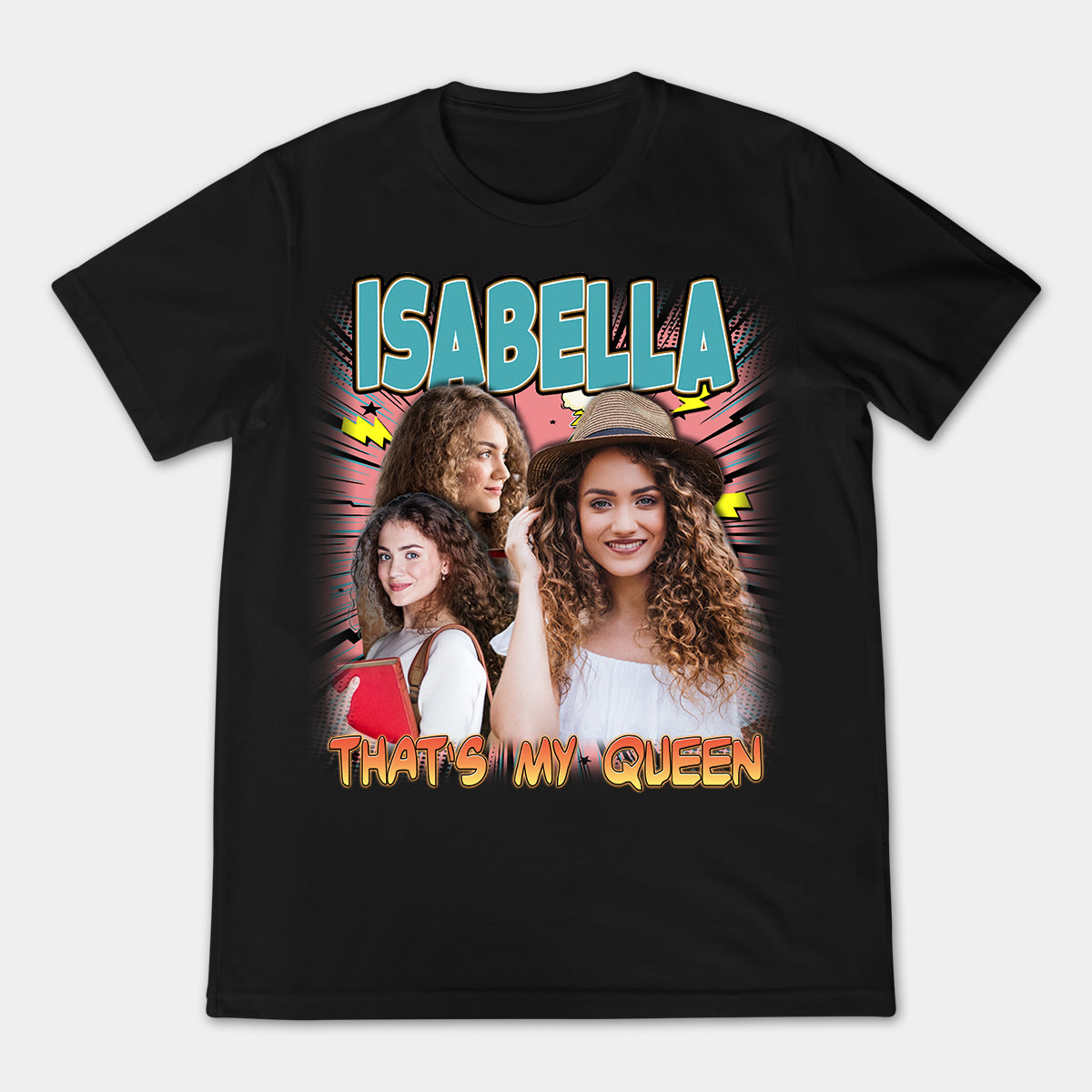 Comic Book custom photo - Personalized photo t-shirt