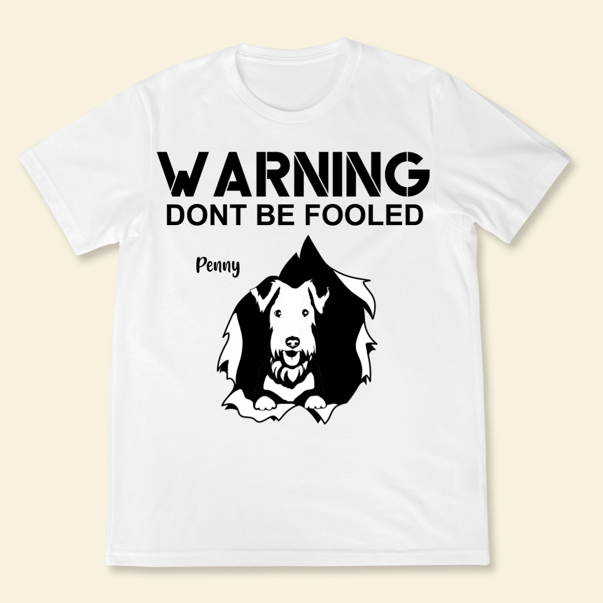 Warning Don't Be Fooler Personalized T Shirt Pet Lovers Tee Dog Lover Tee Cat Lovers Tee Cool Gift For Pet Mom Pet Dad