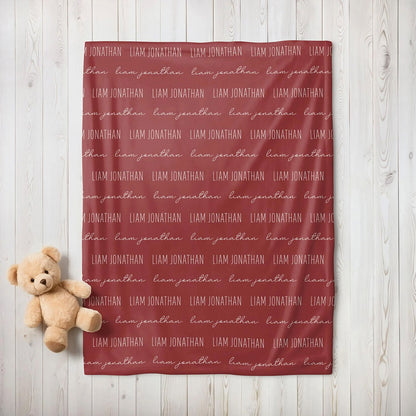 Custom Baby Blanket with Name, Personalized Name Blanket, Newborn Hospital Blanket, Custom Baby Gift, Baby Name Swaddle