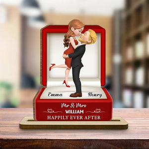 The Year We Married - Personalized Wooden Plaque - Engaged Gift For Couple