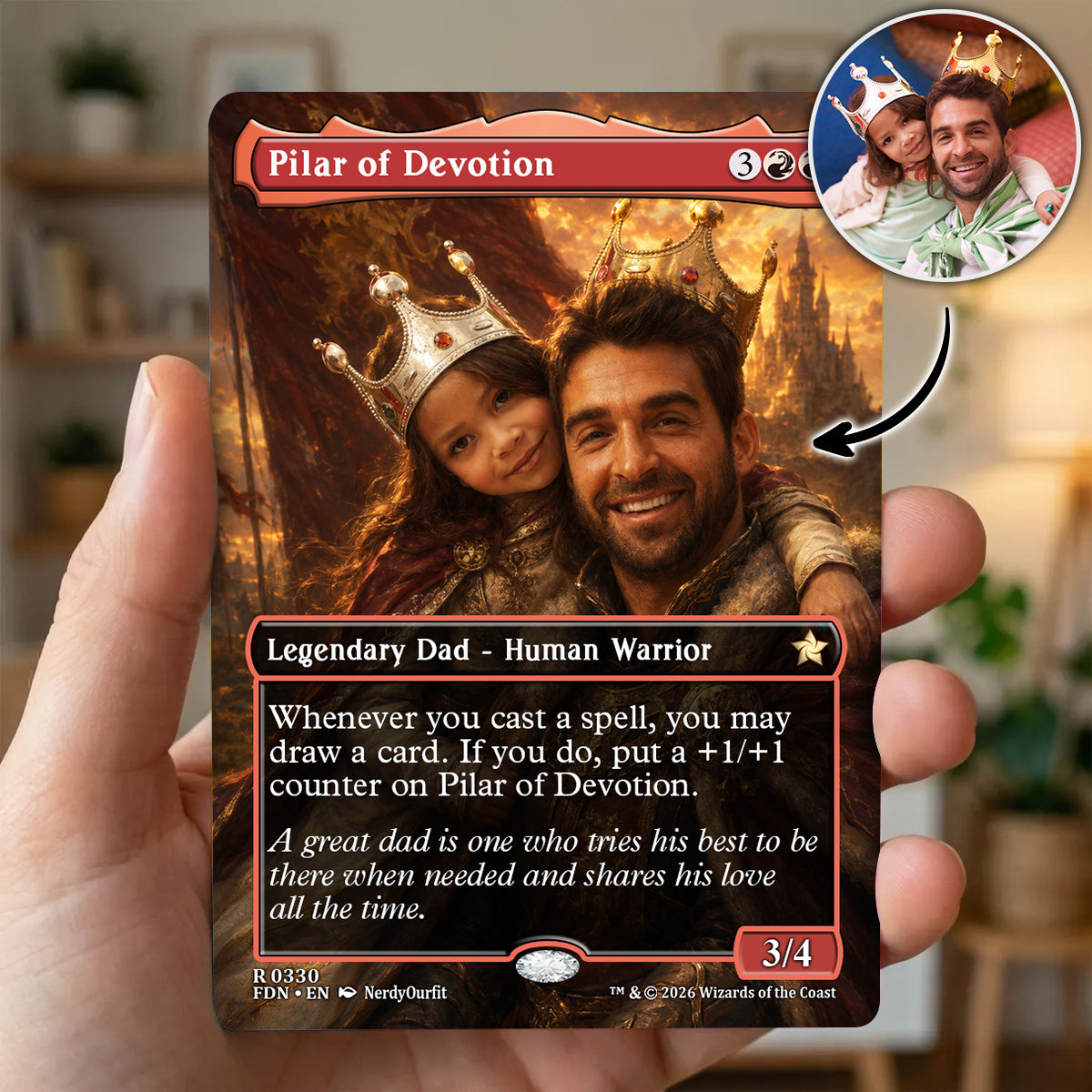 Legendary Creatures - Father's Day Poke Card