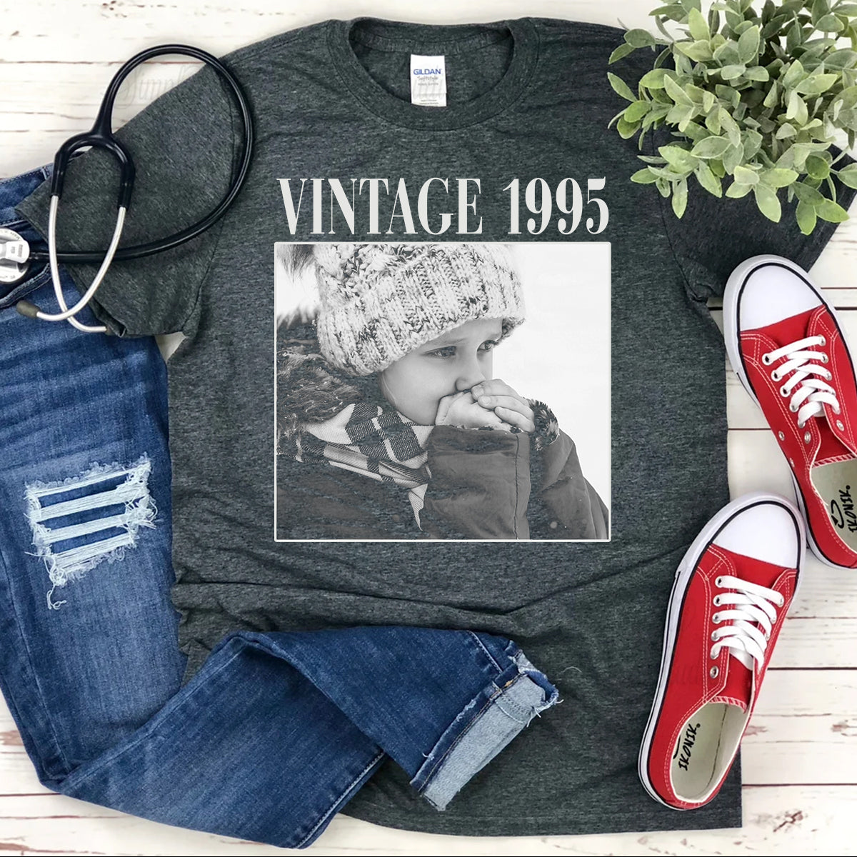 Vintage Birthday - Personalized T-Shirt