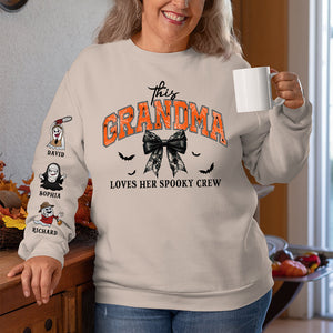 This Nana Loves Her Spooky Crew - Personalized Apparel - Gift For Mother Grandma, Halloween Gift
