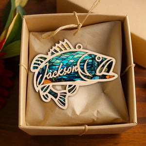 Personalized Fishing Layered Wood Ornament, Custom Fishing Christmas Tree Ornament, Bass Fish Ornament, Xmas Gift for Dad, Husband,Fisherman 2a11f0f4-b835-4546-aa73-a0d835ba7d1c-5.jpg