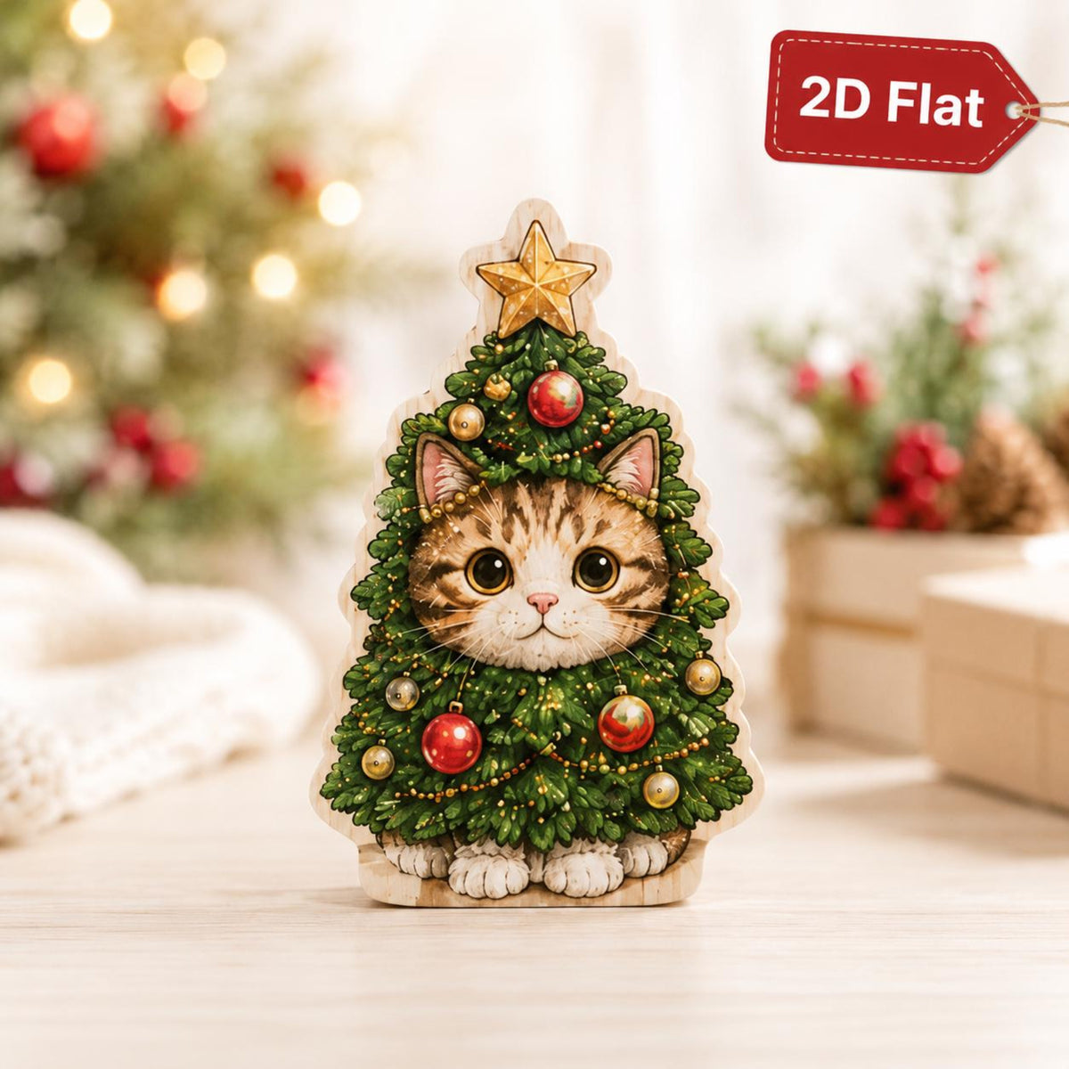 Christmas Cat Wooden Block Set, Santa Tree Ornament Kitty Shelf Decor, Cute Holiday Cat Lover Gift 2a1d89ee-d990-45a9-ba74-3db273d5f218-2.jpg