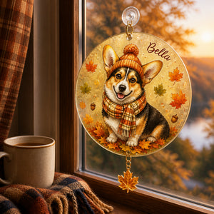 Autumn Pet Portrait Campfire Mug - 1 Layered Suncatcher with Charm 2a3366aa-61c4-4b38-b47f-b816b6f098ca.jpg