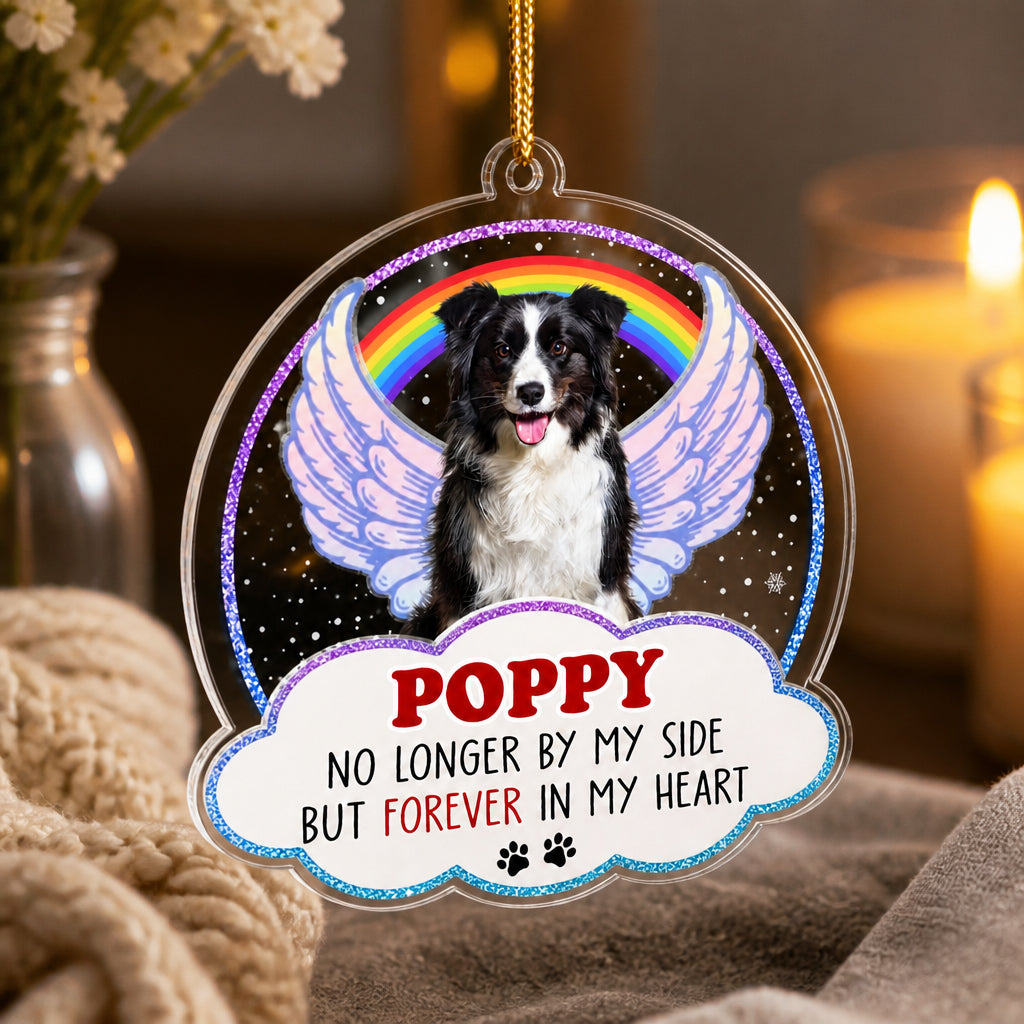 Pet Memorial Photo Acrylic Ornament – Forever In My Heart - Personalized Transparent Acrylic Ornament 2a66fd0c-9105-4fbf-9dcb-a3fec8a5b29f.jpg