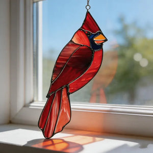 Custom Red Cardinal Stained Glass Suncatcher, Handmade Bird Art Glass Ornament Window Hanging Decor, Christmas Gift, Memorial Home Accessory 2a674451-423d-4749-bf0b-823c55d17513-ghhhhhhhhhhhhh-1-.webp