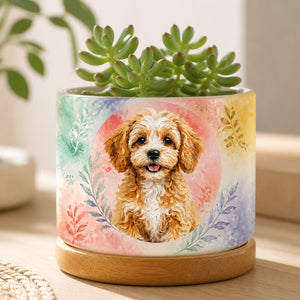 Custom Pet Portrait Watercolor Mini Glass Plant Pot - Personalized Mini Glass Plant Pot 2a6c8e81-99b6-473f-a638-873e6a1c35a8.jpg