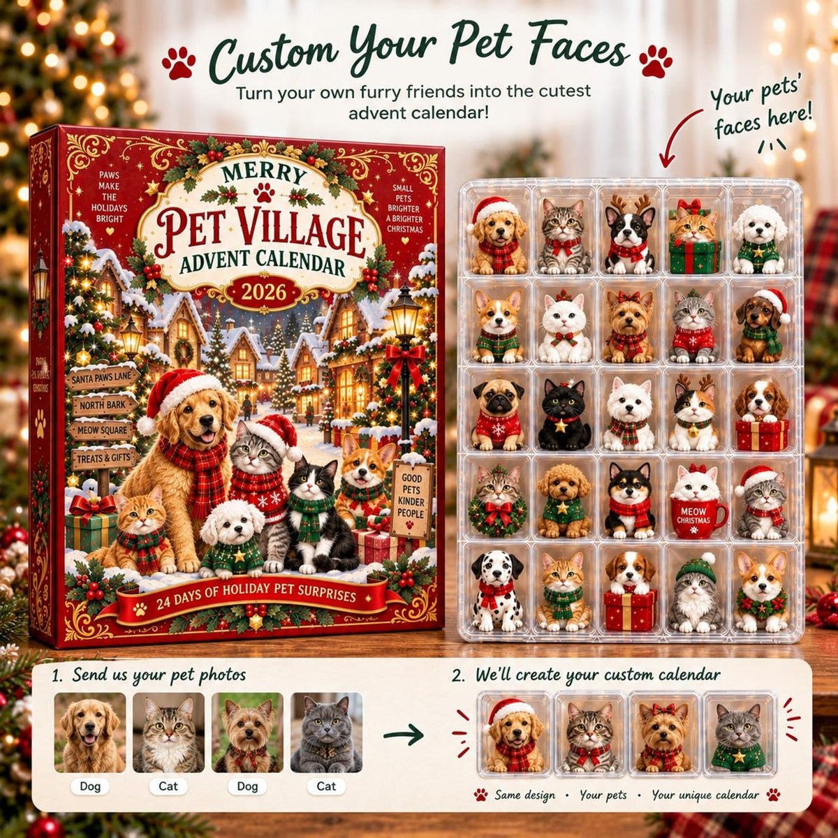 Personalized Pet Advent Calendar, Christmas Dog Cat Countdown Box, 24 Pet Surprise Charms, Custom Pet Photo Advent Calendar, Christmas Gift 2a703e1d-ef6d-4c15-a8ca-02fe91dd691f-il_1588xN.8633960515_786u.jpg