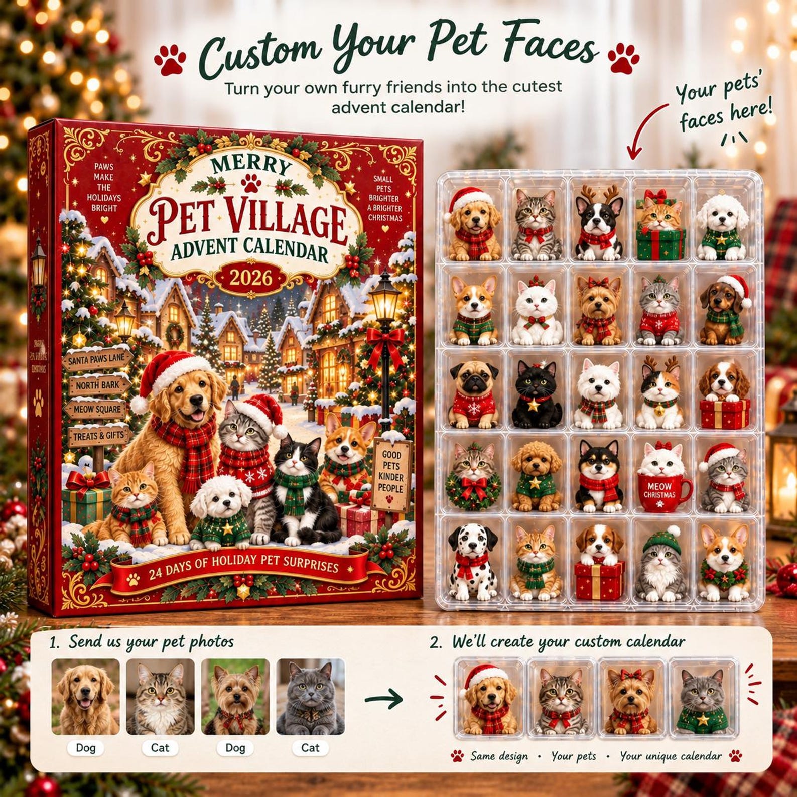 Personalized Pet Advent Calendar, Christmas Dog Cat Countdown Box, 24 Pet Surprise Charms, Custom Pet Photo Advent Calendar, Christmas Gift 2a703e1d-ef6d-4c15-a8ca-02fe91dd691f-il_1588xN.8633960515_786u.jpg