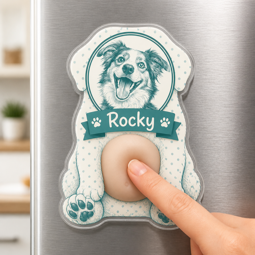 Personalized Pet Name Sketch Fridge Magnet - Personalized Acrylic Refrigerator Magnet - Soft Rubber Belly 2a778183-f07d-4720-aaaf-be9452f62621.png