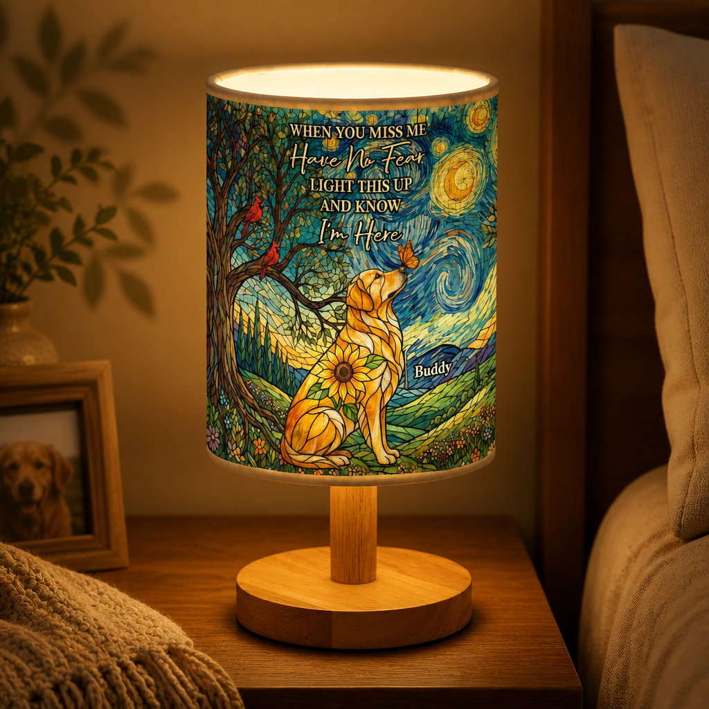 Pet Memorial Custom Fabric Lamp – “Light This Up and Know I’m Here” (Name Personalization) - Personalized Custom Fabric Lamp 2a86b140-1457-452a-ae22-7daf2fd37c4a.png