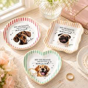 Custom Pet Portrait Engagement Ring Dish, My Humans Are Getting Married, Stripe Jewelry Trinket Dish Gift For Bride Fiance, Pet Engaged Gift 2a9b6500-f79c-4eed-8a7d-3c8811af3a29-banner-5.png