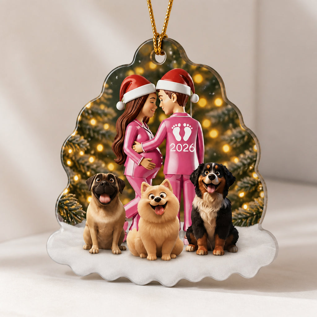 Expecting Family + Pets Christmas Ornament – Photo Illustrated - Personalized Aluminum Ornament 2ace06f7-1654-4542-aebc-480e02c2b013.jpg