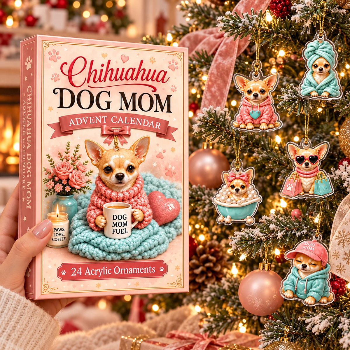 Chihuahua Dog Mom Advent Calendar 2026, 24 Acrylic Christmas Ornaments, Cute Dog Lover Countdown Gift, Chihuahua Mom Holiday Decor 2ad1c273-4caa-4b0e-9f0c-2627dff01999-il_fullxfull.8601644850_5veu.jpg