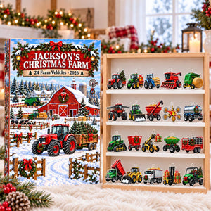 Personalized Farm Advent Calendar 2026, Tractor Christmas Countdown, Farm Vehicle Ornaments, Custom Name Gift for Boys and Tractor Lovers 2ad6dd84-d6e4-4c3d-b93a-b0b225c2a561-il_1588xN.8649052485_c6ca.jpg