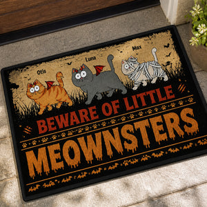 Beware of Little Meownsters - Custom Pet Cartoon Doormat - Personalized Doormat 2ae0dc59-984e-4c30-8690-7f9f089d104a.jpg