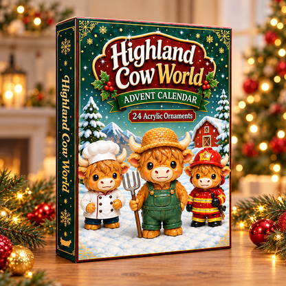 Highland Cow World Advent Calendar 2026 - 24-Day Festive Countdown, Acrylic Charms Blind Box - Gift For Highland Cow Lovers 2af19547-15ea-4e88-86ee-bcbd6b887c10-cow-box.png