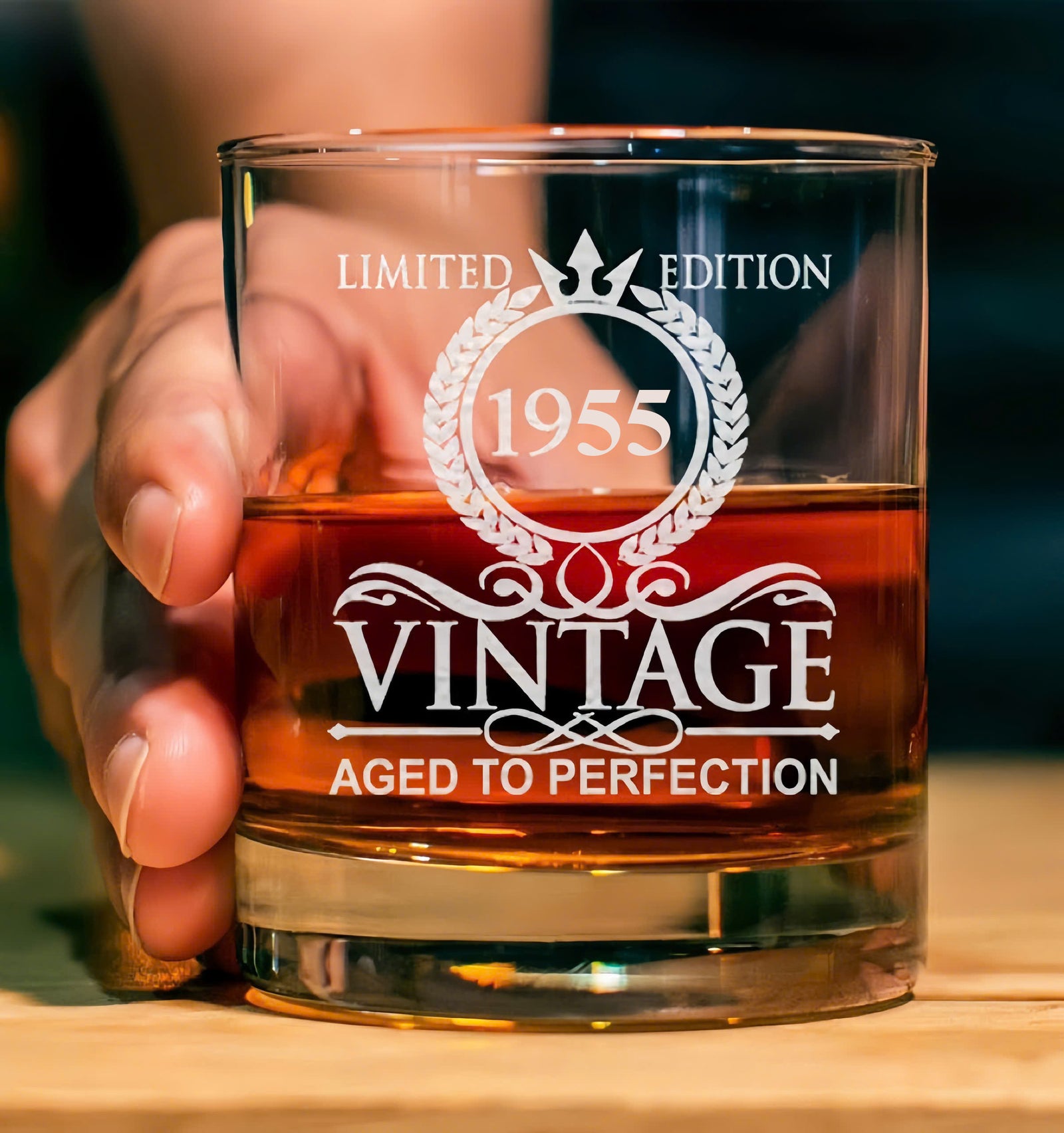 70th Birthday Gift - Age To Perfection Limited Edition - 70th Whiskey Glass - For Anniversary - Birthday Funny Gift - Best Gift For Him, Her
