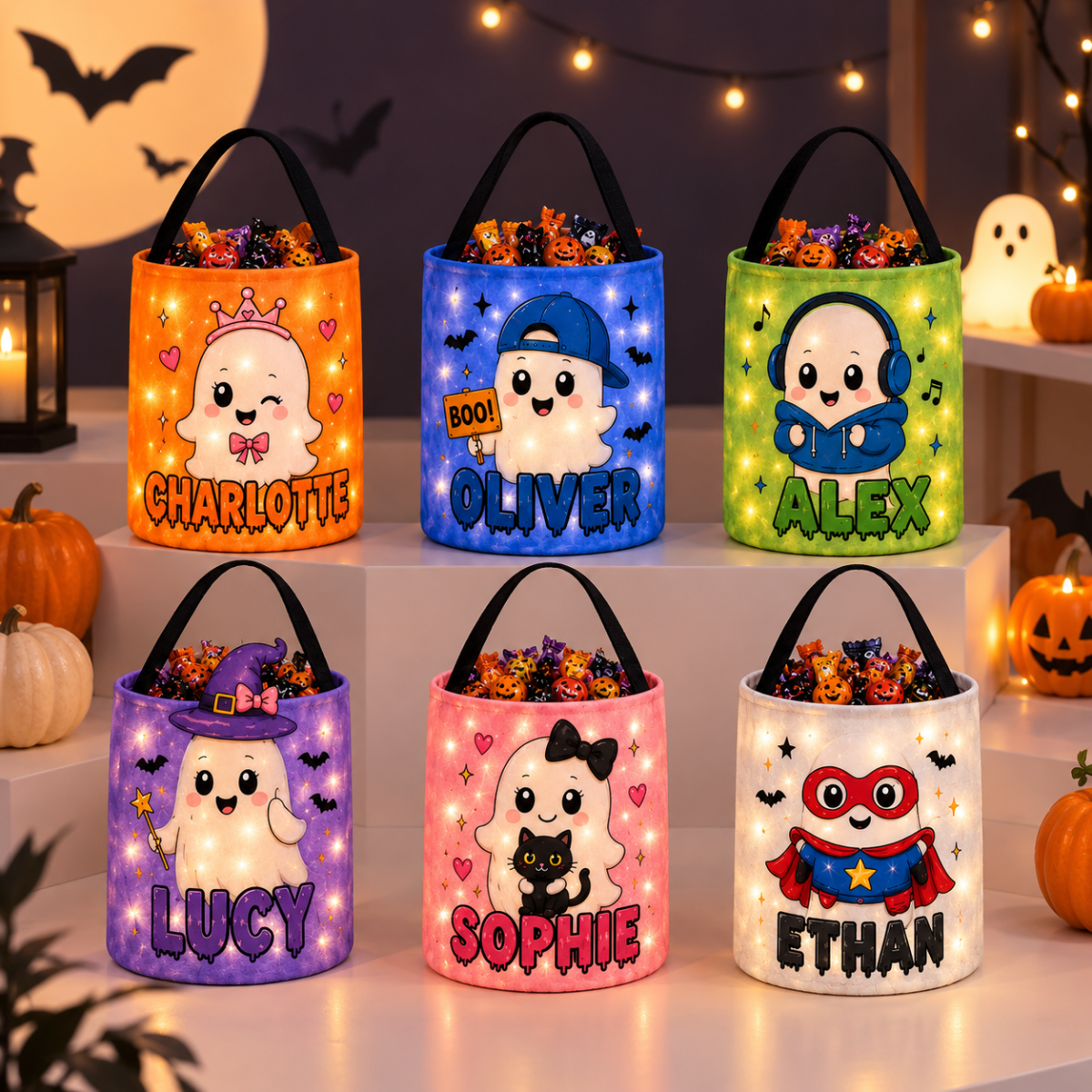 Personalized LED Ghost Trick-or-Treat Bucket – Custom Name Light-Up Halloween Candy Basket, Cute Spooky Treat Bucket for Kids & Ghost Lovers 2b29aa55-1e69-4538-b5c7-c35b1e16aba2-2.png