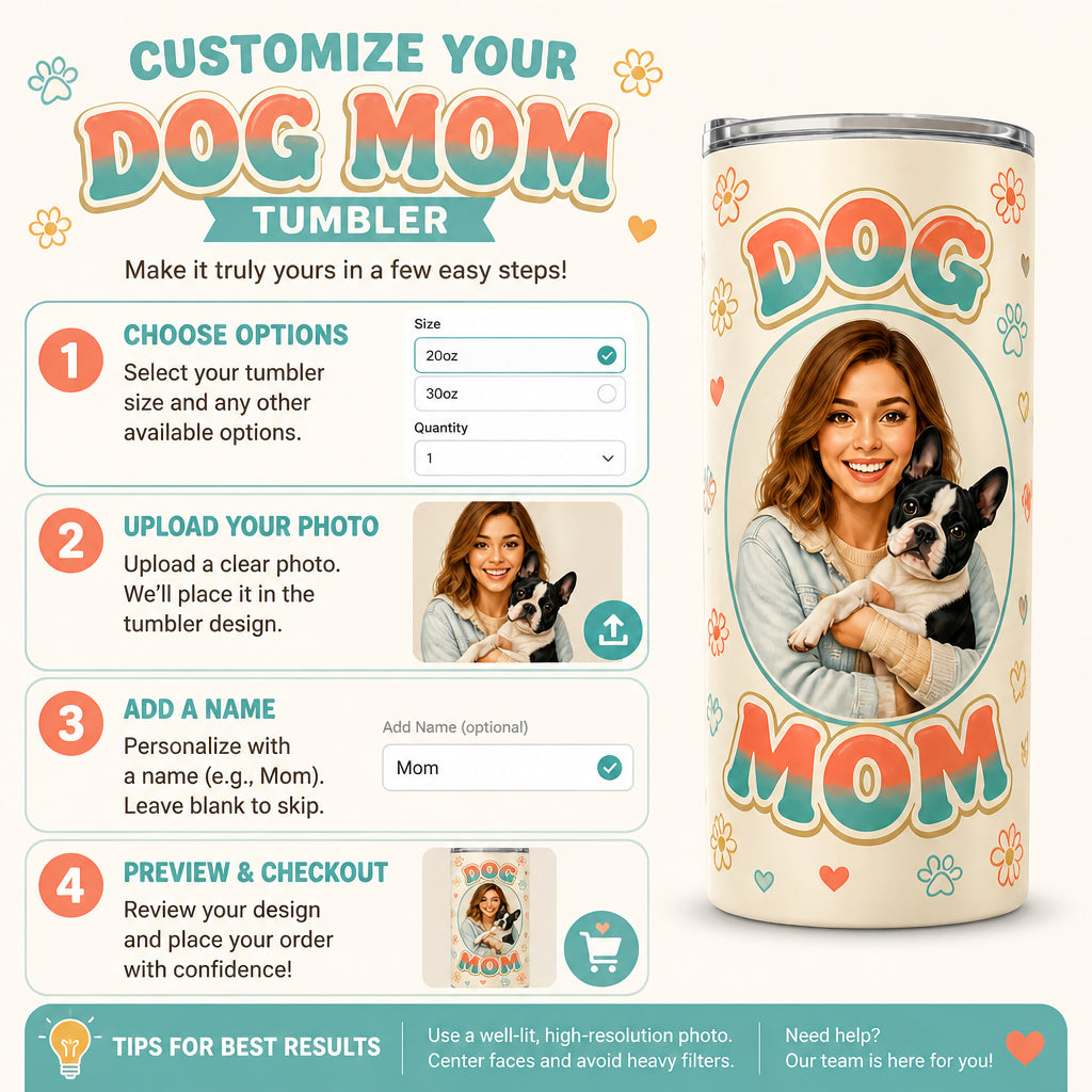 Dog Mom Custom Portrait Tumbler - Personalized Tumbler 2b62cead-c580-4237-9c3a-e70a1a09216b.jpg