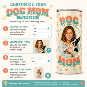 Dog Mom Custom Portrait Tumbler - Personalized Tumbler 2b62cead-c580-4237-9c3a-e70a1a09216b.jpg