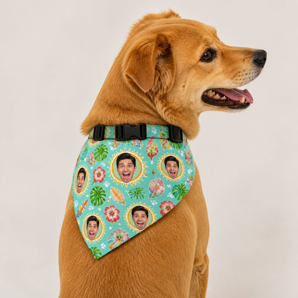 Custom Face Tropical Pet Bandana Collar - Personalized Pet Bandana Collar With Adjustable Buckle 2b685524-11ea-47fe-a3c4-36bdfa23e35e.jpg