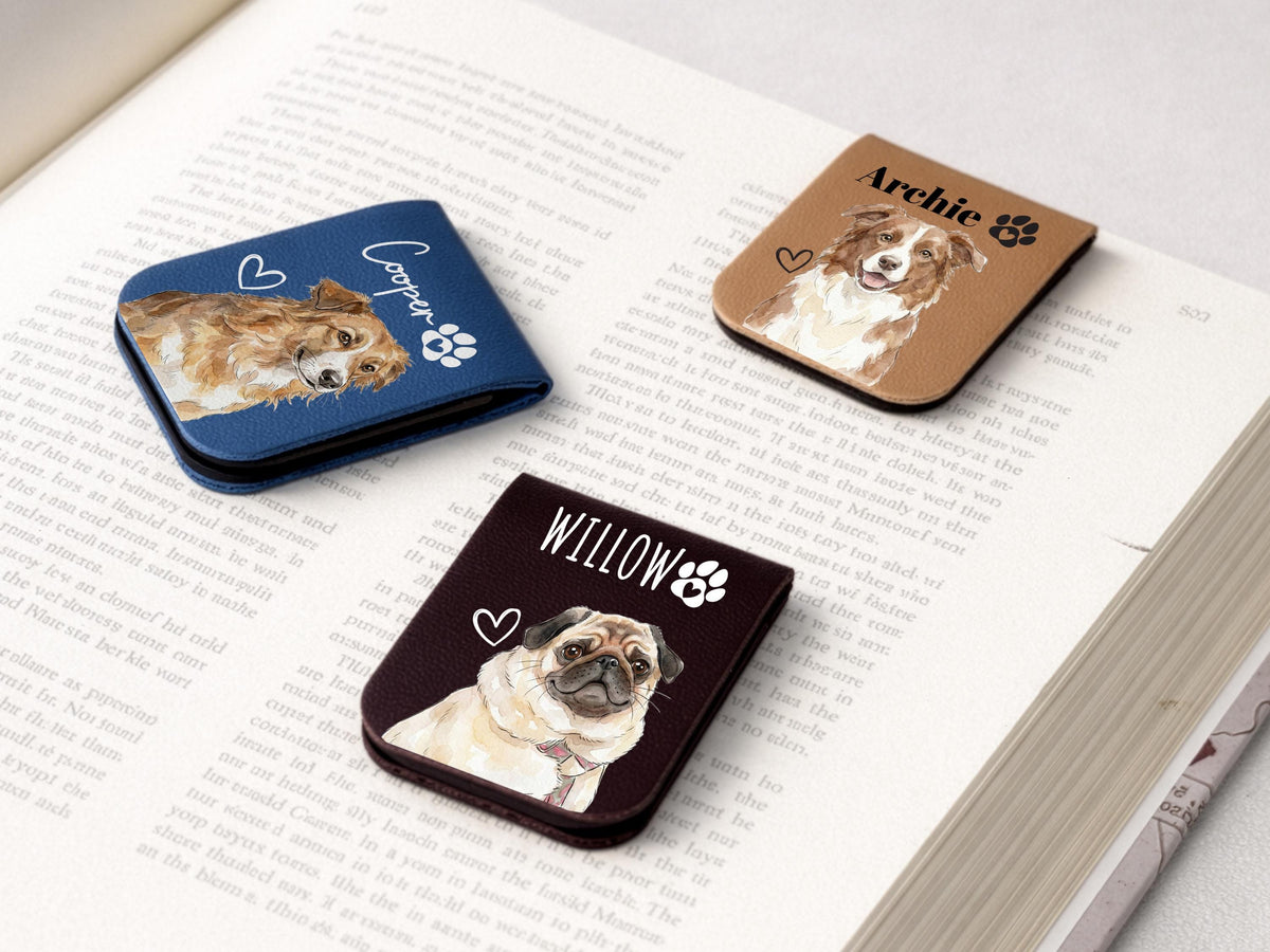 Custom Dog Cat Magnetic Bookmark, Personalized Dog Photo Bookmark, Pet Portrait Leather Bookmark, Pet Remembrance Gift, Pet Book Lover Gifts 2b7df2b1-3430-4eb9-848b-3628a2585b52-il_fullxfull.7770878063_g3v9.jpg