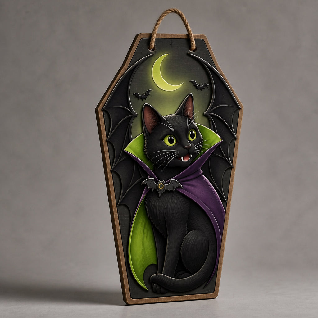 Custom Halloween Vampire Pet Door Sign – Photo to Cartoon - Personalized Wood Sign 2bac6c63-7152-4129-ac1e-9beb82b3f3e4.jpg