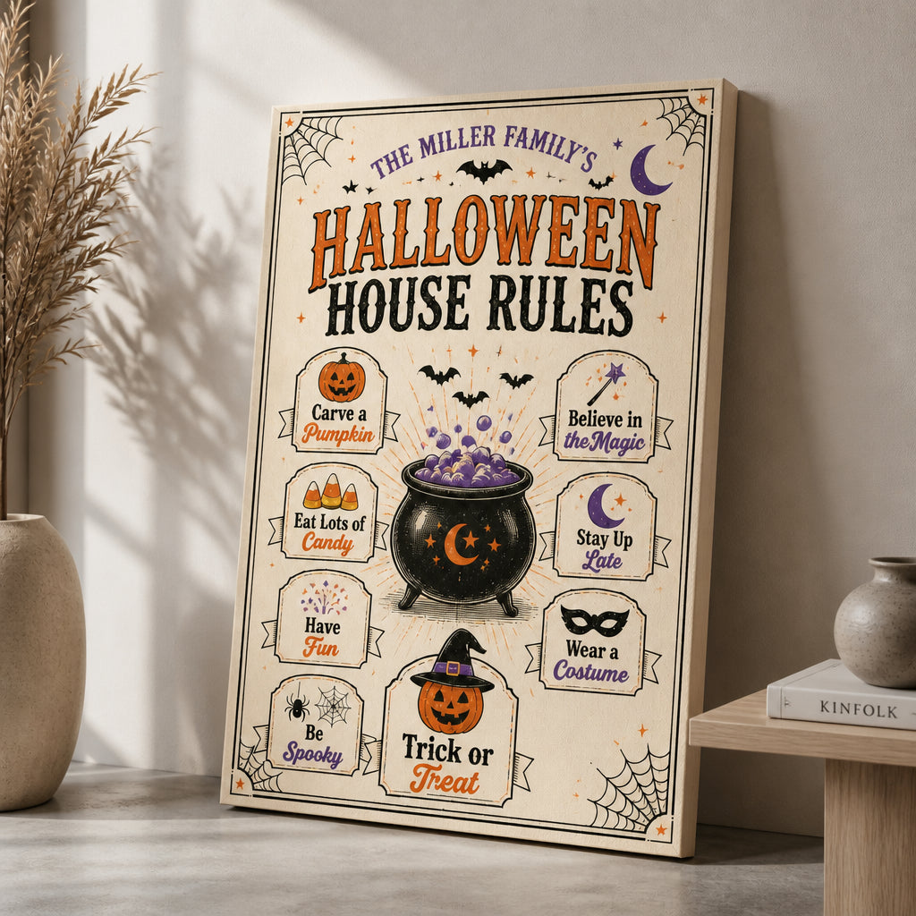 Personalized Family Halloween Rules Canvas - Personalized Canvas 2bb92a9d-7c5a-4f0d-ba0d-0db650020591.jpg