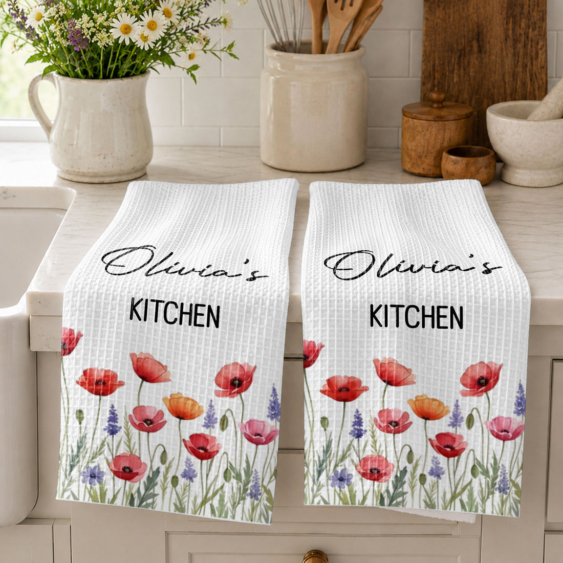 My Kitchen Personalized Kitchen Towel, Gift For Cooking Lovers 2bc39262-6655-4597-9906-5784e690630f-banner-3.jpg