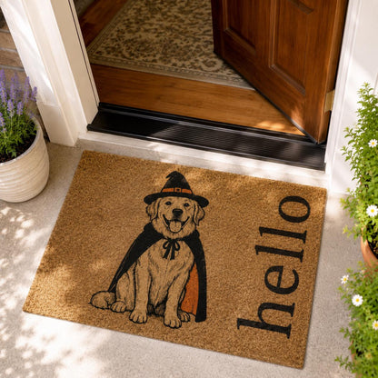 Personalized Halloween Pet Doormat, Custom Cat & Dog Welcome Mat, Witch Pumpkin Pet Doormat, Fall Front Porch Decor Gift, Custom Pet Doormat 2bcec74c-b2f8-4e83-bf3d-be8092da2d36-3.jpg