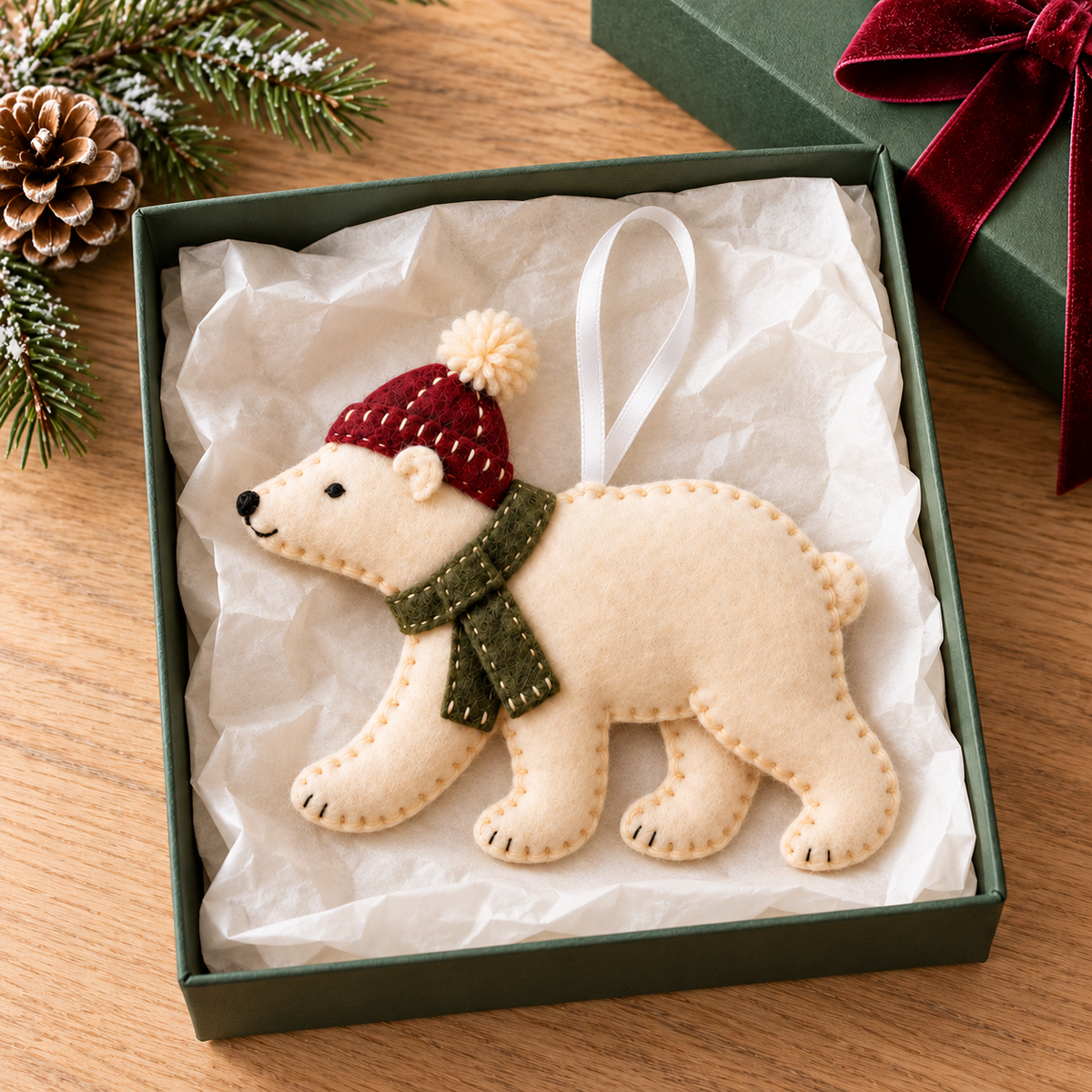 Polar Bear Ornament, Shape Felt Ornament for Hers, Winter Christmas Decor, Unique Gift 2c063be2-279b-4fe1-9657-55e3f77e6ee5-G-u-B-c-C-c-v-i-ruy-b-ng-tr-ng-2.png