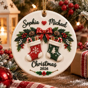 Personalized Couple Christmas 3D Ceramic Ornament, Custom Name Stocking Keepsake Gift For Couple 2c158d28-a06a-458d-aa9c-48bb687364d6-il_794xN.8560160791_aoek.webp