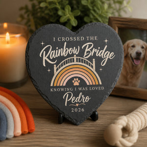 Rainbow Bridge Pet Memorial Slate Heart – Custom Name & Year - Personalized Slate Memorial Stone 2c18b398-778d-416b-8904-1985fc7402f8.jpg