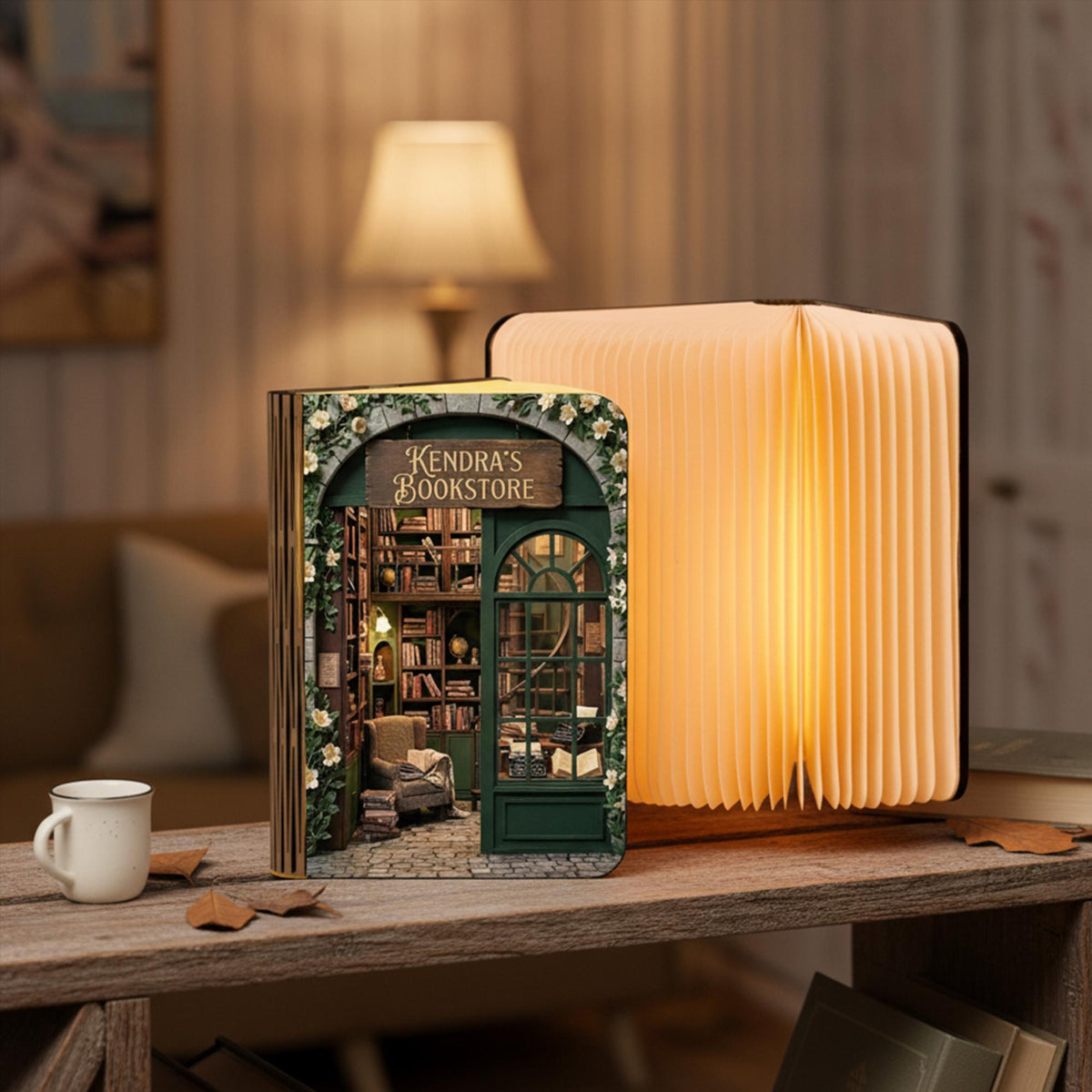 Custom Name Your Own Little Bookstore Light Folding Magnetic Table Lamp, Personalized Book Lamp Reading Book Lover, Bookworm Decor Gift 2c1f2d6d-cfcb-4b16-beb2-398e58793960-4.jpg