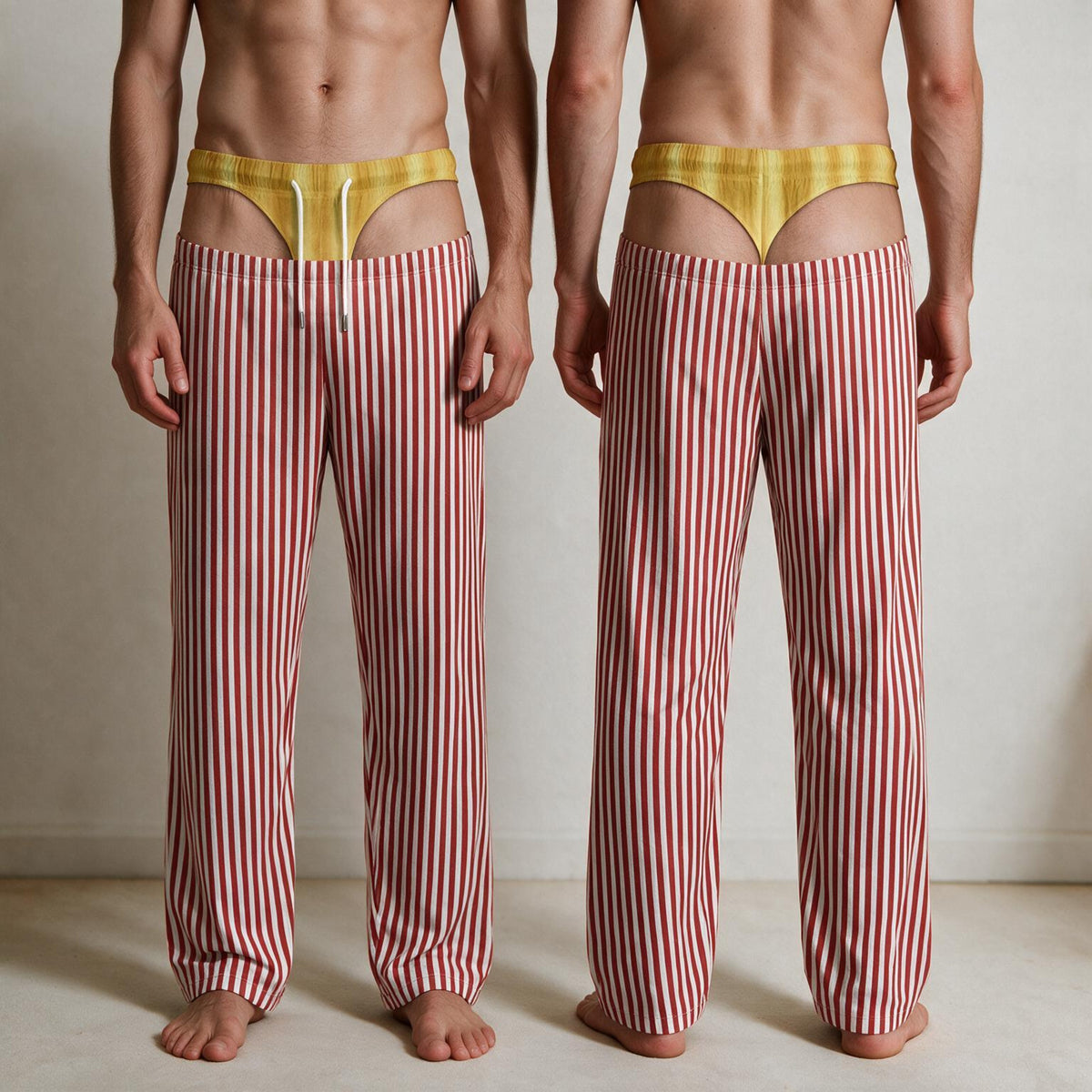Custom Funny Plaid Pajama Pants for Men, Fake Butt & Underwear Illusion, Christmas Prank Gift 2c41d952-ca39-428b-b9d4-d5a5af9b2577-11.jpg