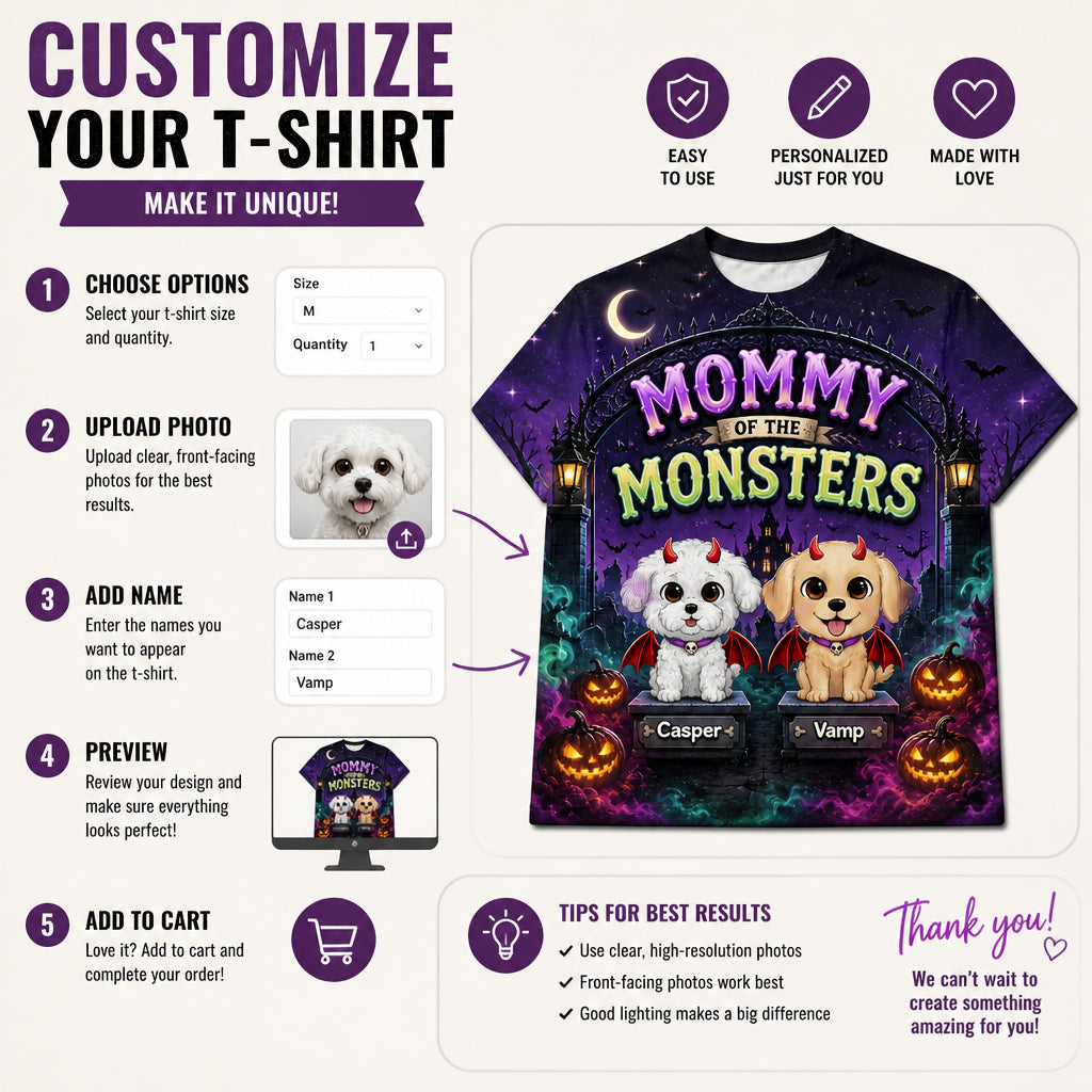 Mommy of the Monsters — Custom Pet Cartoon AOP Tee - Personalized T-Shirt - All over printed 2c5dd217-f539-4613-91a8-412549c164b2.jpg