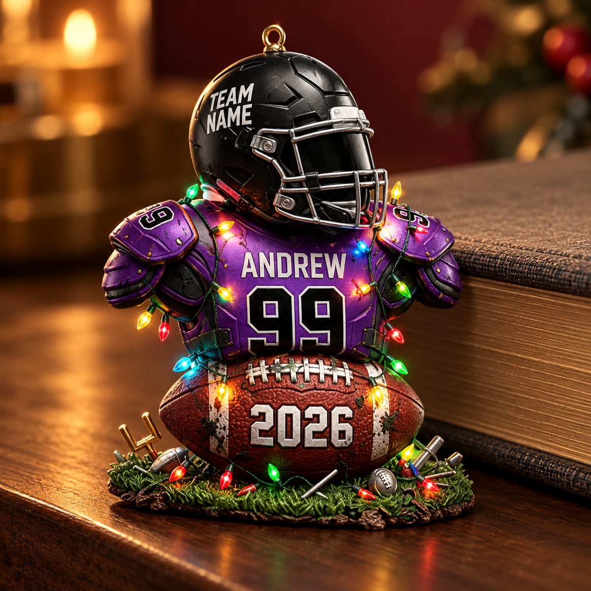 Personalized 3D Printed Football Player Christmas Ornament, Custom Team Jersey Keepsake with Raised Details, Senior Night Gift for Son, Boys Sports Decor, Athlete Christmas Gift 2c7a67d6-83ef-4f40-a8d1-820686ff2a06-ceeaa655-4597-4416-9114-91eb497342b4.png