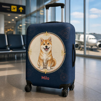 Custom Pet Portrait Luggage Cover – Travel Badge Edition - Personalized Luggage Cover 2cb89a3b-2056-4038-8745-e7ace6cb5eb2.jpg
