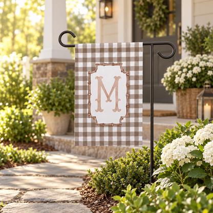 Espresso Brown Monogram Initial Garden Flag, Checkered Personalized Name Yard Banner Welcome Sign 2cc8447c-a8a7-4583-9026-6ac89c914f39-54d143ca-9e1e-41fa-8089-ffb2170f826b.png