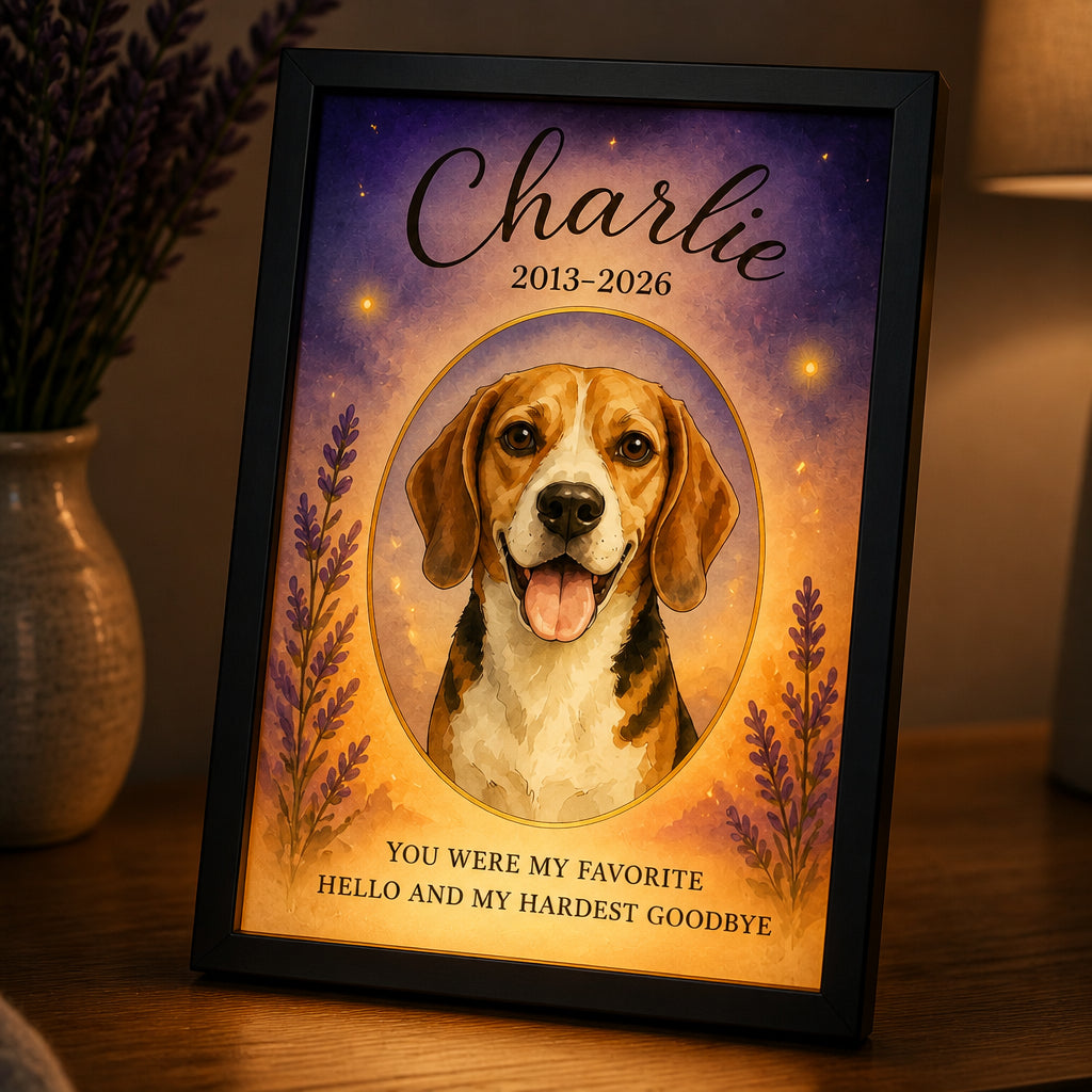 Pet Memorial Light Frame – Watercolor Portrait with Name & Years - Personalized Light Frame 2cc9c590-f8f2-4af0-960c-03f85c010407.jpg