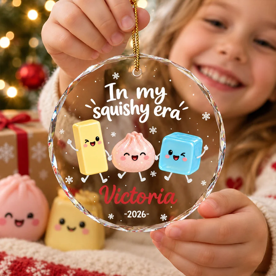 The Year I Did A Lot Of Squishy Hunting 2D Flat - Personalized Crystal Ornament - Squishy Lover Christmas Keepsake 2ccab1df-7945-42f7-ac8d-45baf2ffa564-banner-5-.png