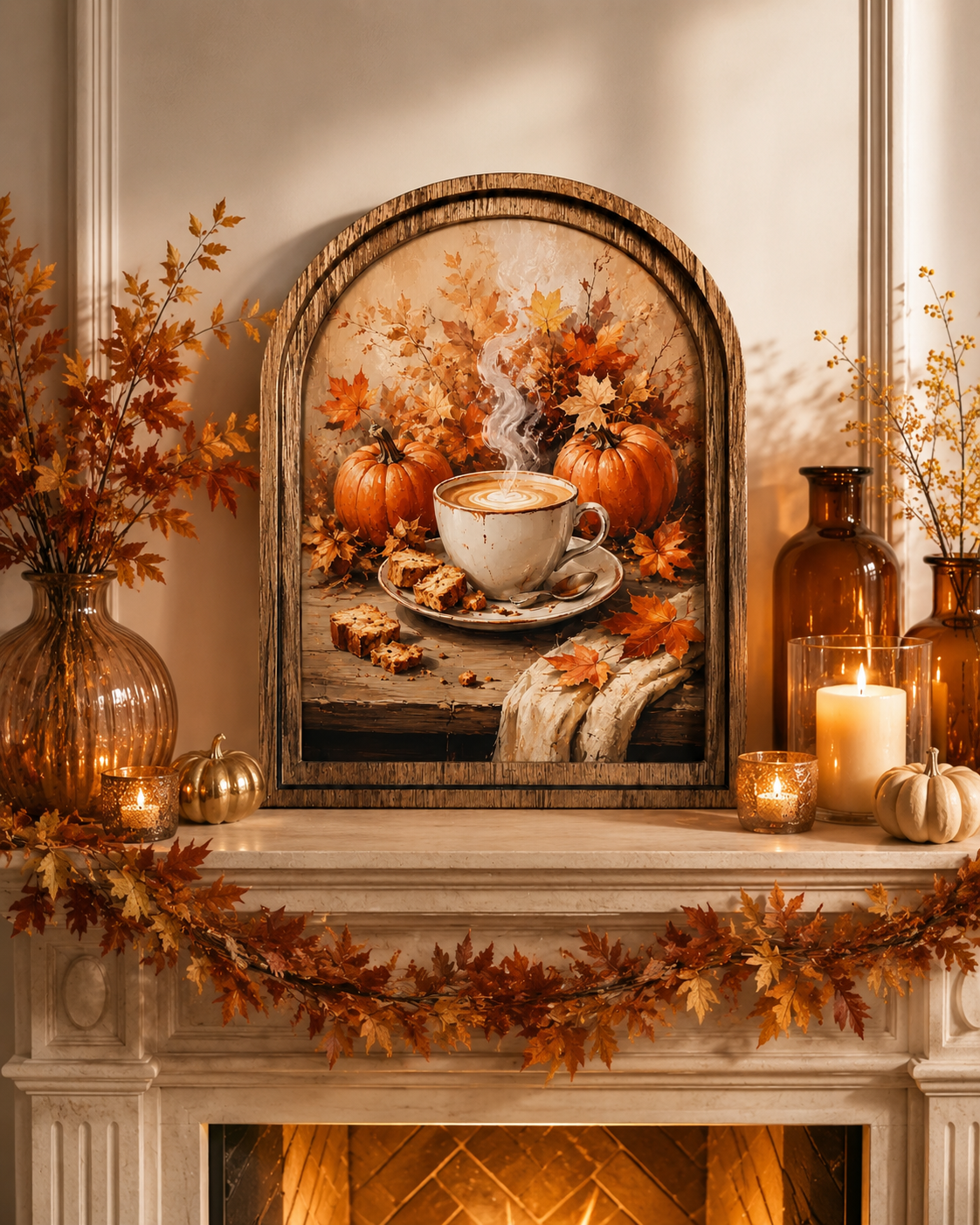 Personalized Happy Fall Wooden Arch Sign, Custom Name Autumn Decor, Pumpkin Coffee Fall Tabletop Sign, Rustic Thanksgiving Home Decor 2cf0a52e-db17-4a3c-9b2a-b7a8c6174faf-quy3.png